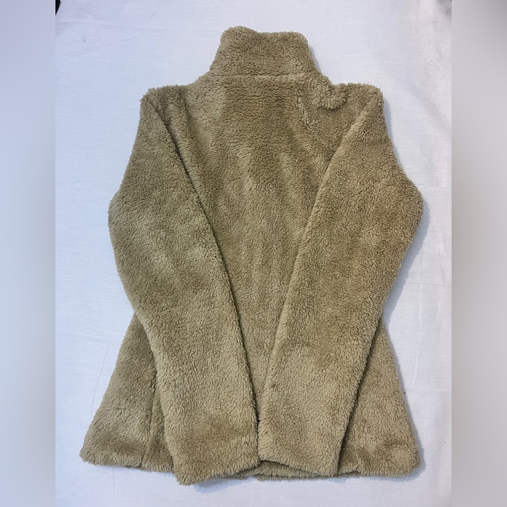 Patagonia Women Los Gatos Fleece Jacket M Teddy Beige Fall Cabincore Granola - Picture 4 of 7